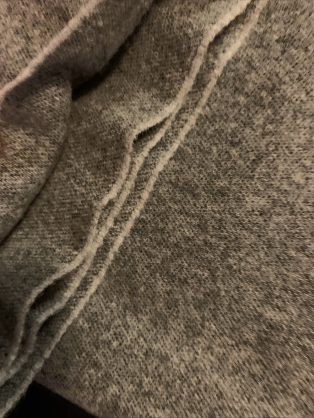 Pendleton Grey Wool Wrap / Shawl 24 X 76 Inches. Made In Italy - Picture 5 of 7